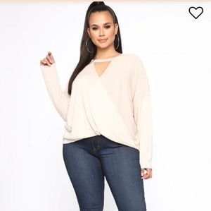 ❗Final Price❗Fashion Nova Surplice Crop